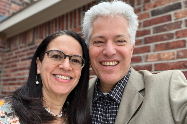 Paulo's Biography Picture with his wife Deedee